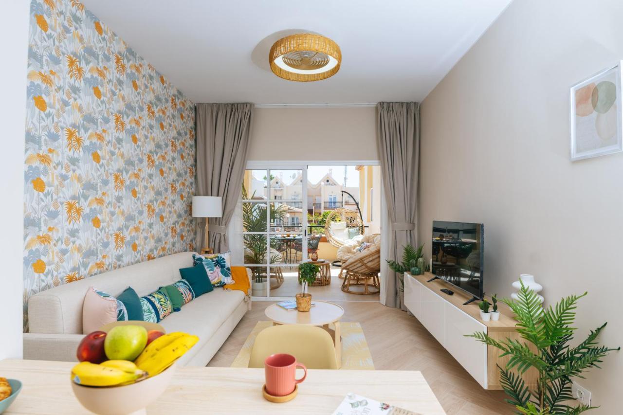 Amazing Renovated Pool View Apt, Aircon, 2 Min To Fanabe Beach Адехе Екстериор снимка